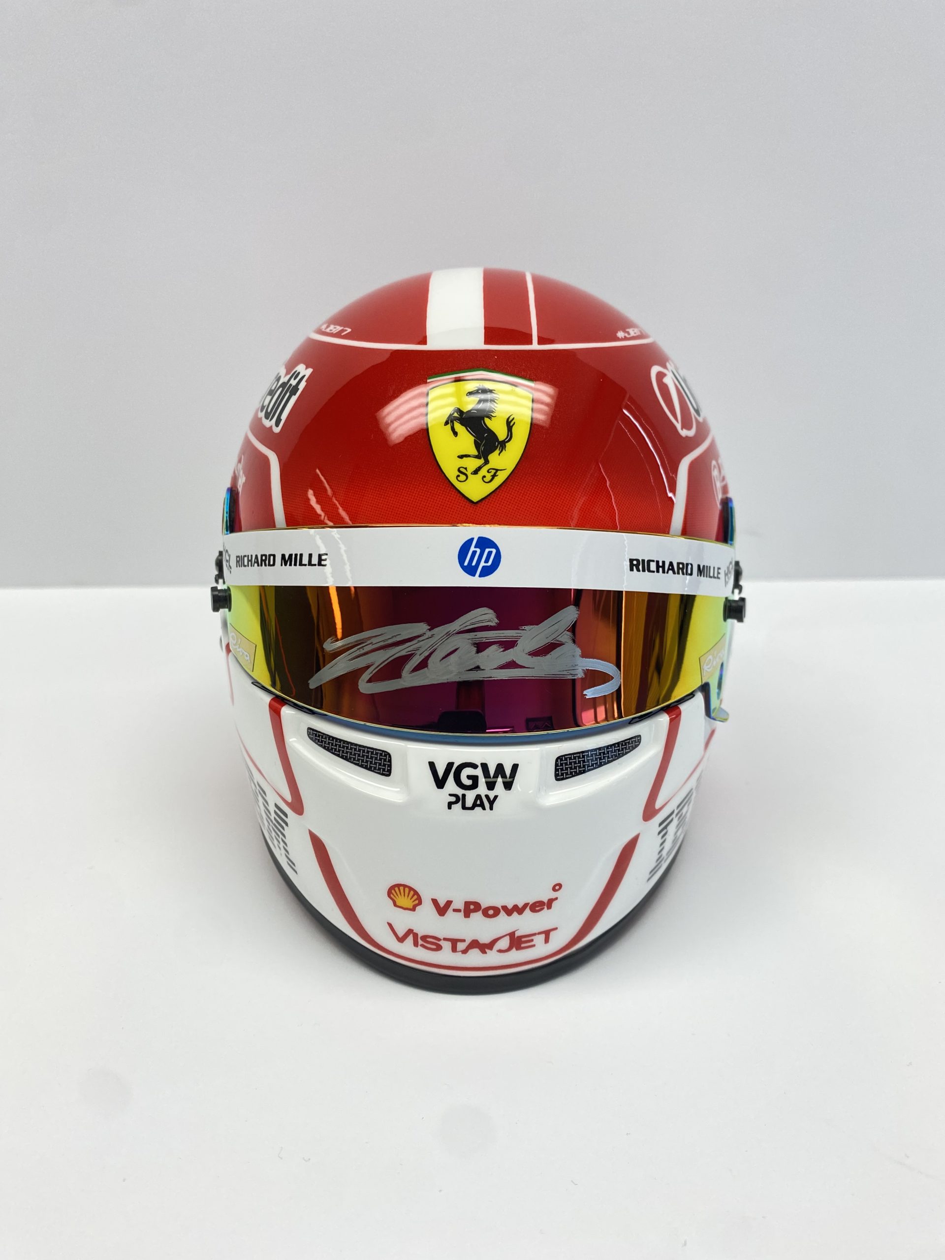 Charles Leclerc 2025 1:2 Scale Helmet - Autographed Collectables