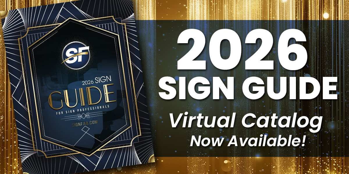 The 2026 Virtual Sign Guide A Smarter More Complete Resource For Our Catalog Header.