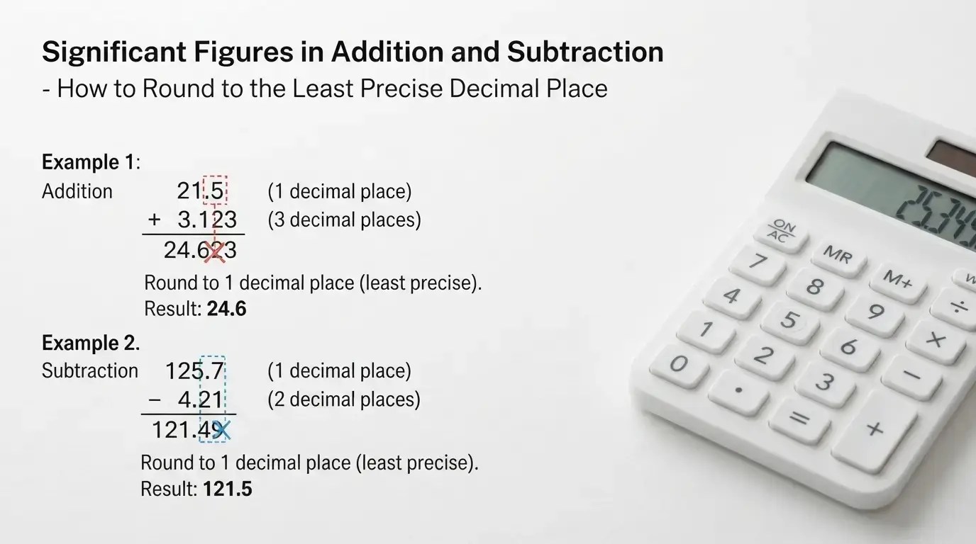 Significant Figures in Addition and Subtraction