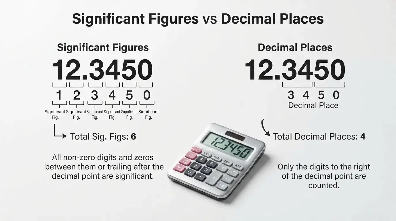 Significant Figures vs Decimal Places