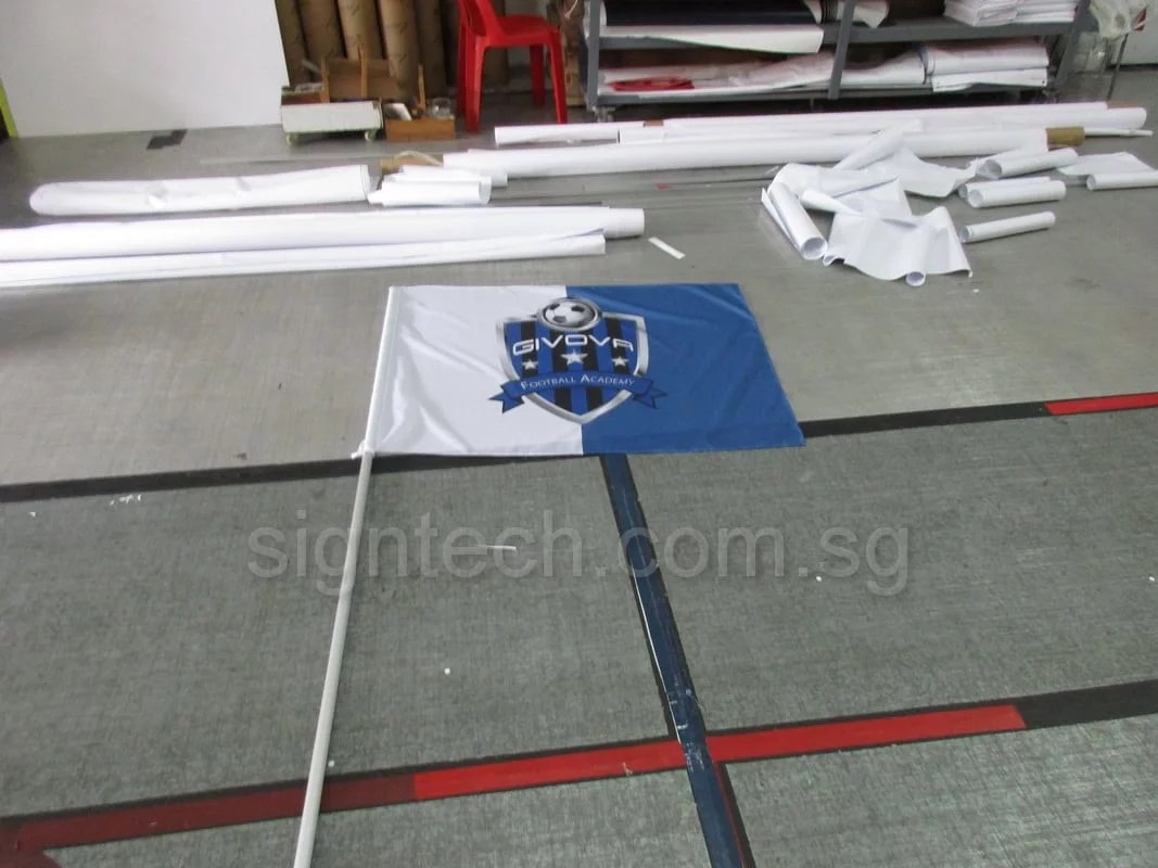 Flag with 8 feet pole