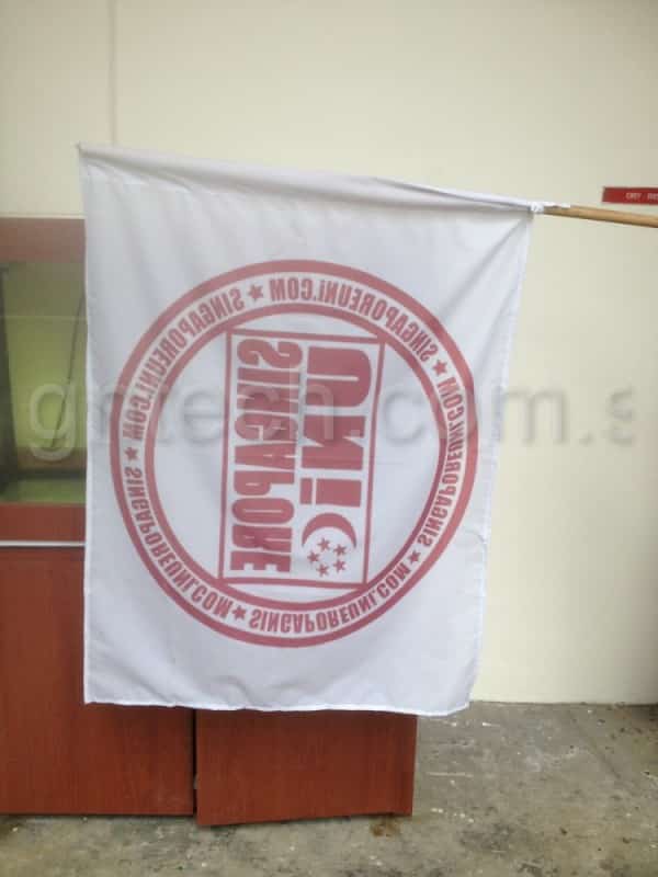Flag Printing digital print directly on fabric