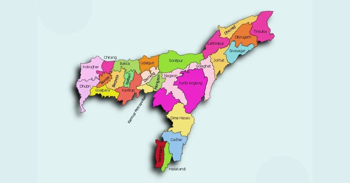 assam map
