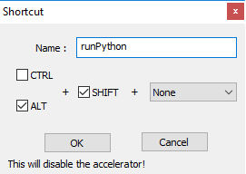 How to run python script using notepad++