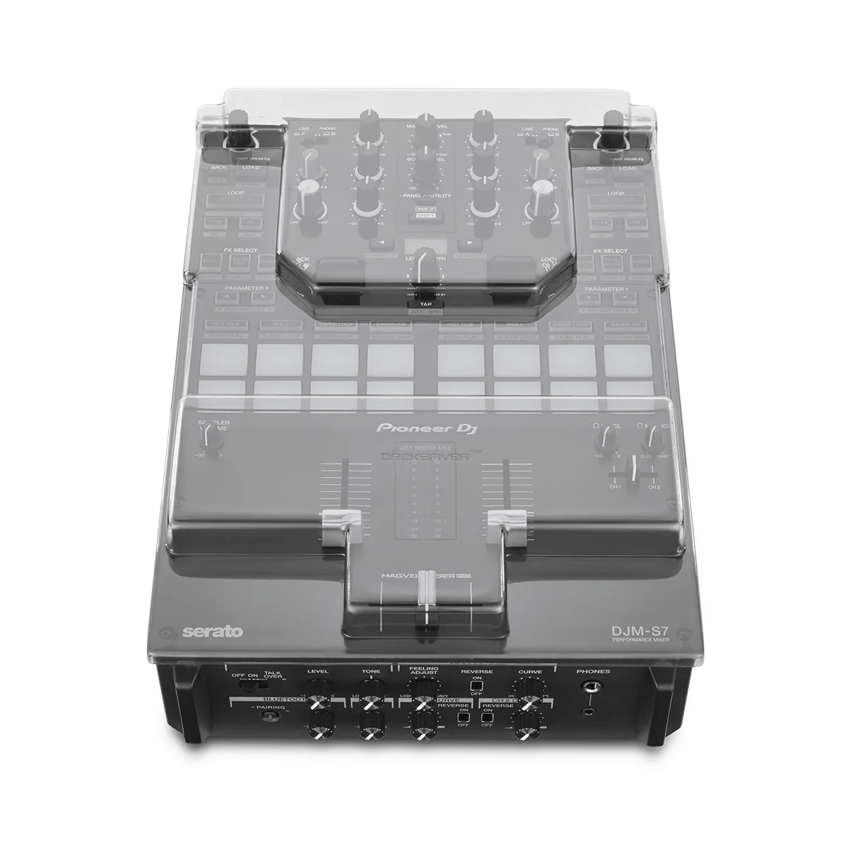 Top View of Pioneer DJM-S7 Decksaver Cover