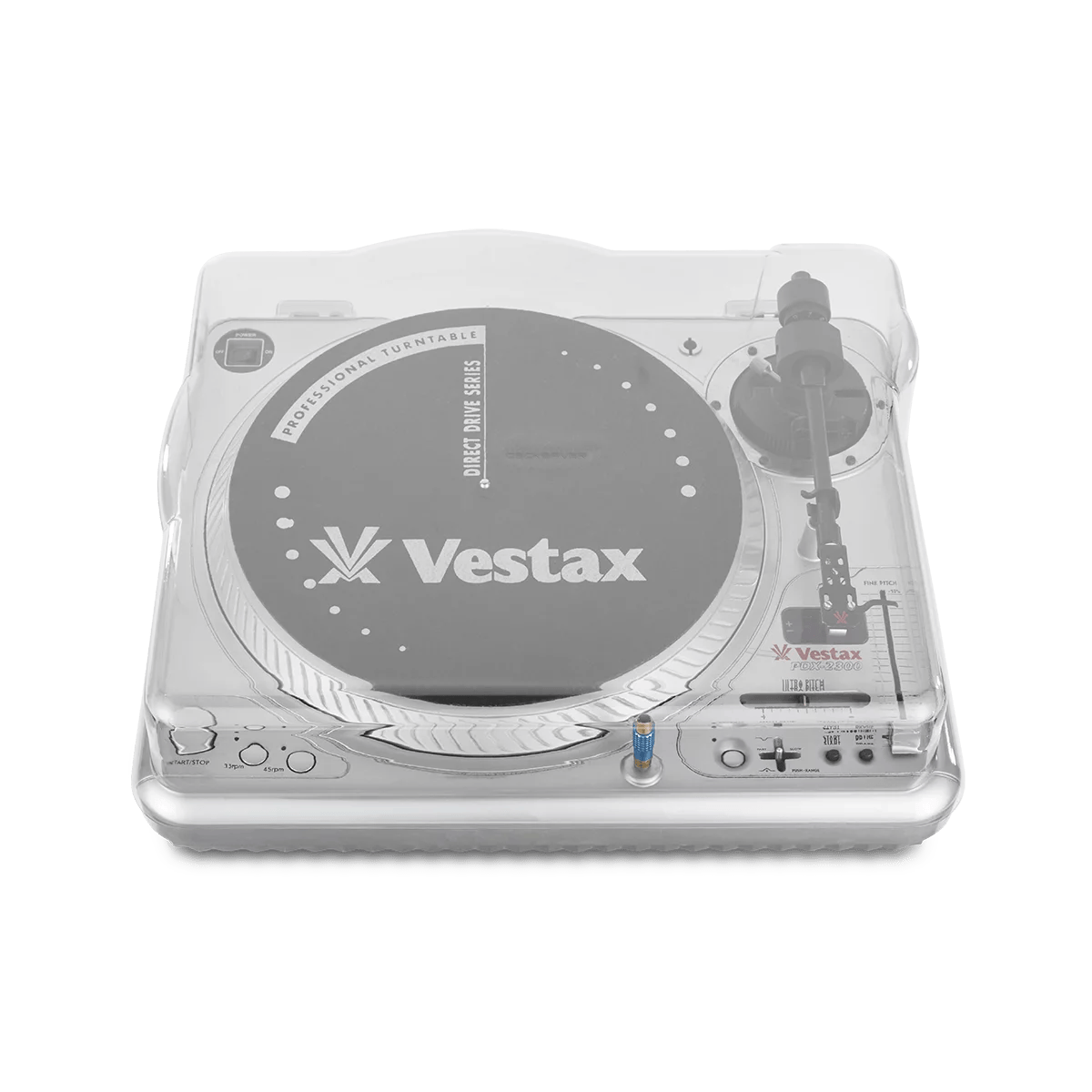 Top View of Vestax PDX-2000 & PDX-3000 Decksaver Cover