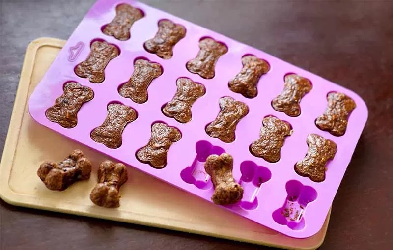 DIY gummy molds Dog Bone Shaped Silicone Mold Silicone Chocolate