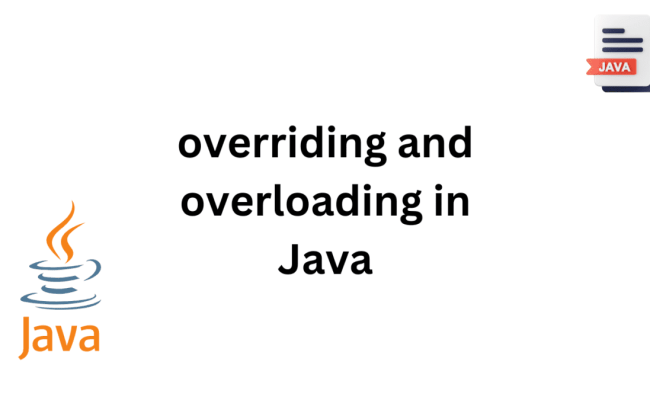 Difference Between Overriding And Overloading In Java? - Siliconvlsi
