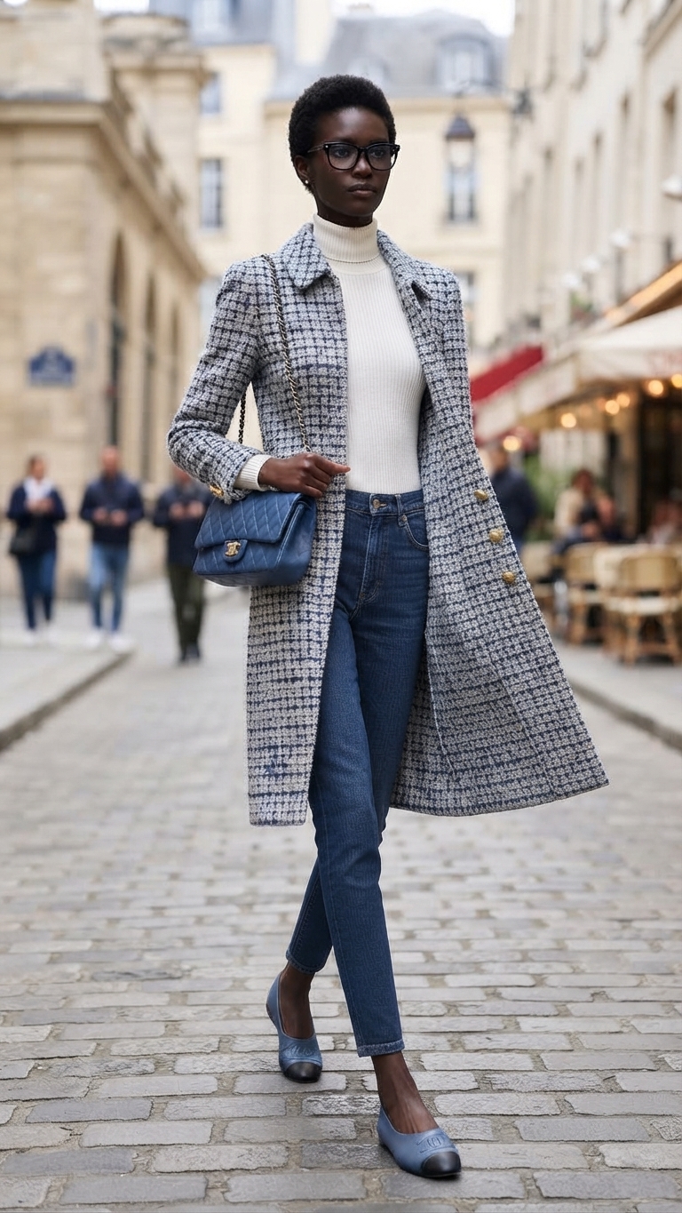 Chanel bianco blu celeste
