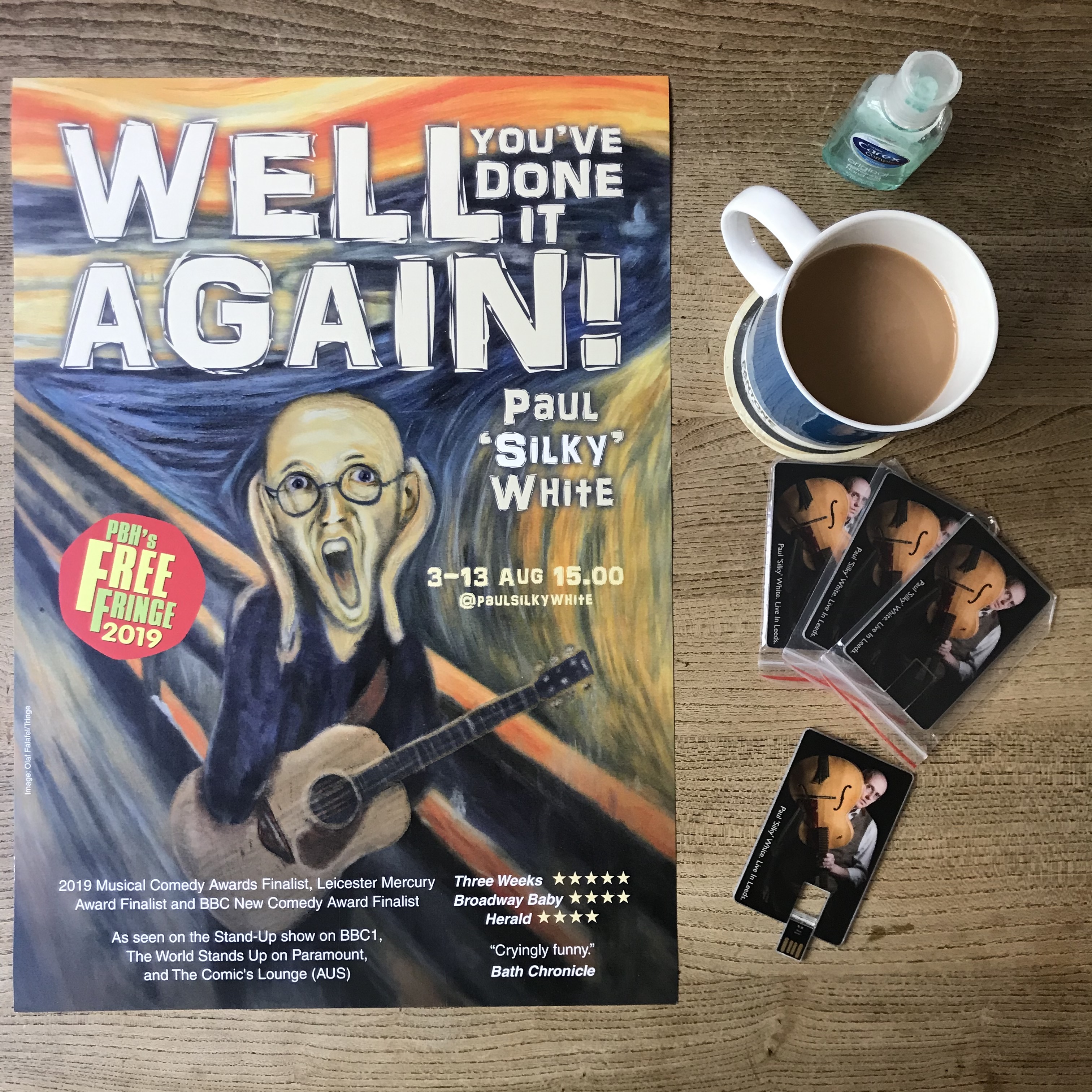 DOUBLE SIDED! Well, You've Done It Again/TSOTB 2019 Poster: design by Rob Ellis, Artwork by Olaf Falafel/Tringe