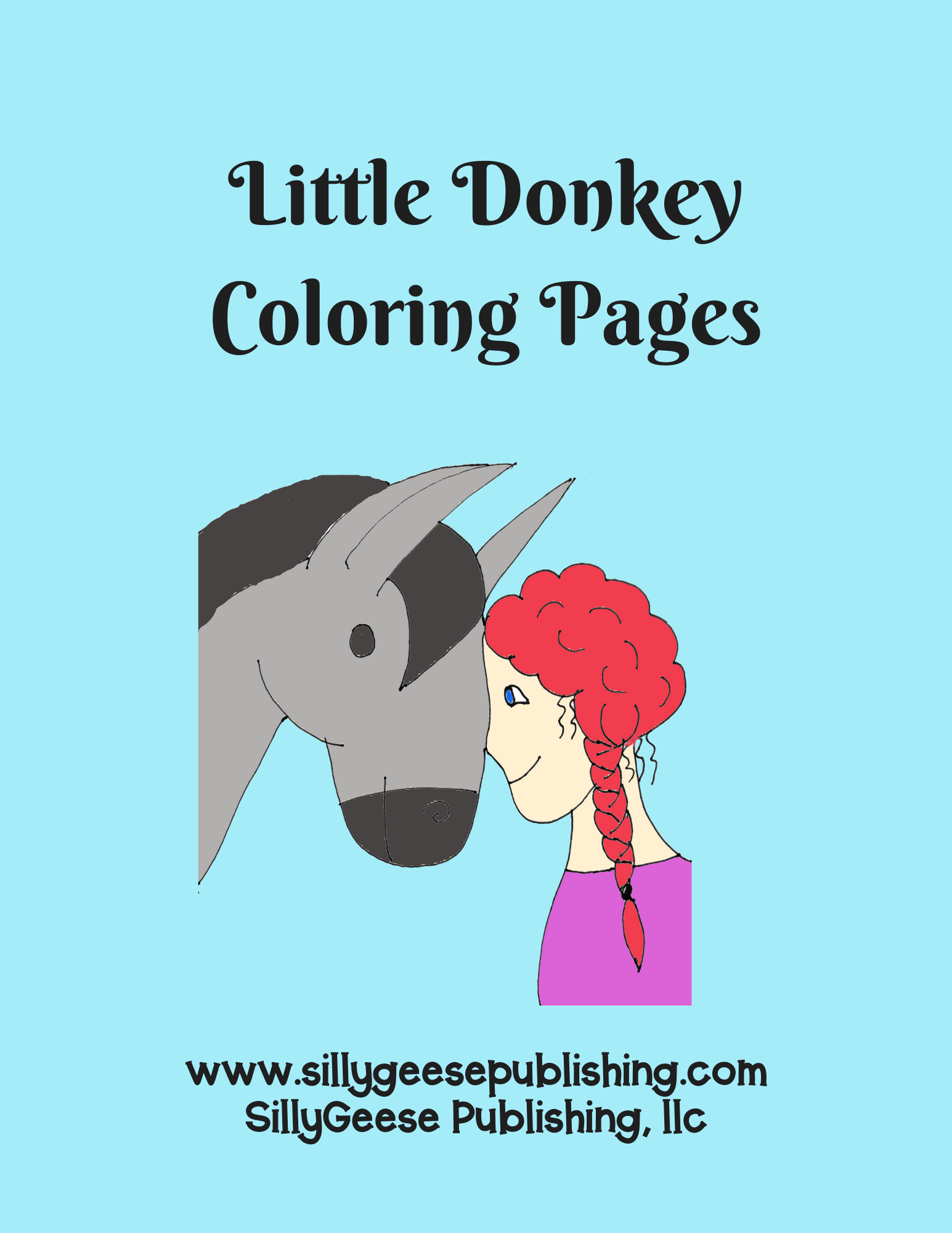 Free Little Donkey Coloring Pages
