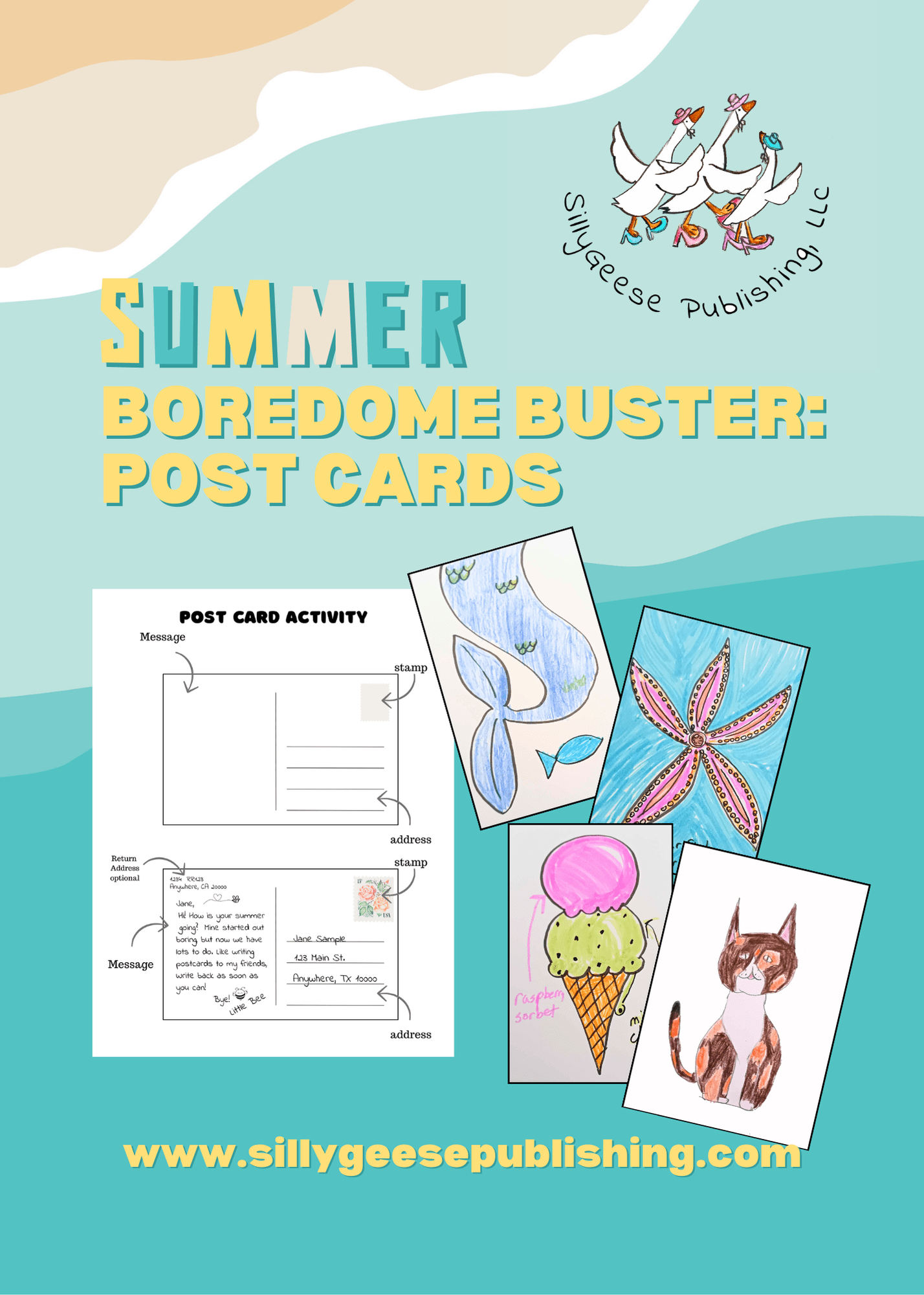 Summer Post Card Craft and Card Exchange: A Fun and Creative Way to Celebrate the Season