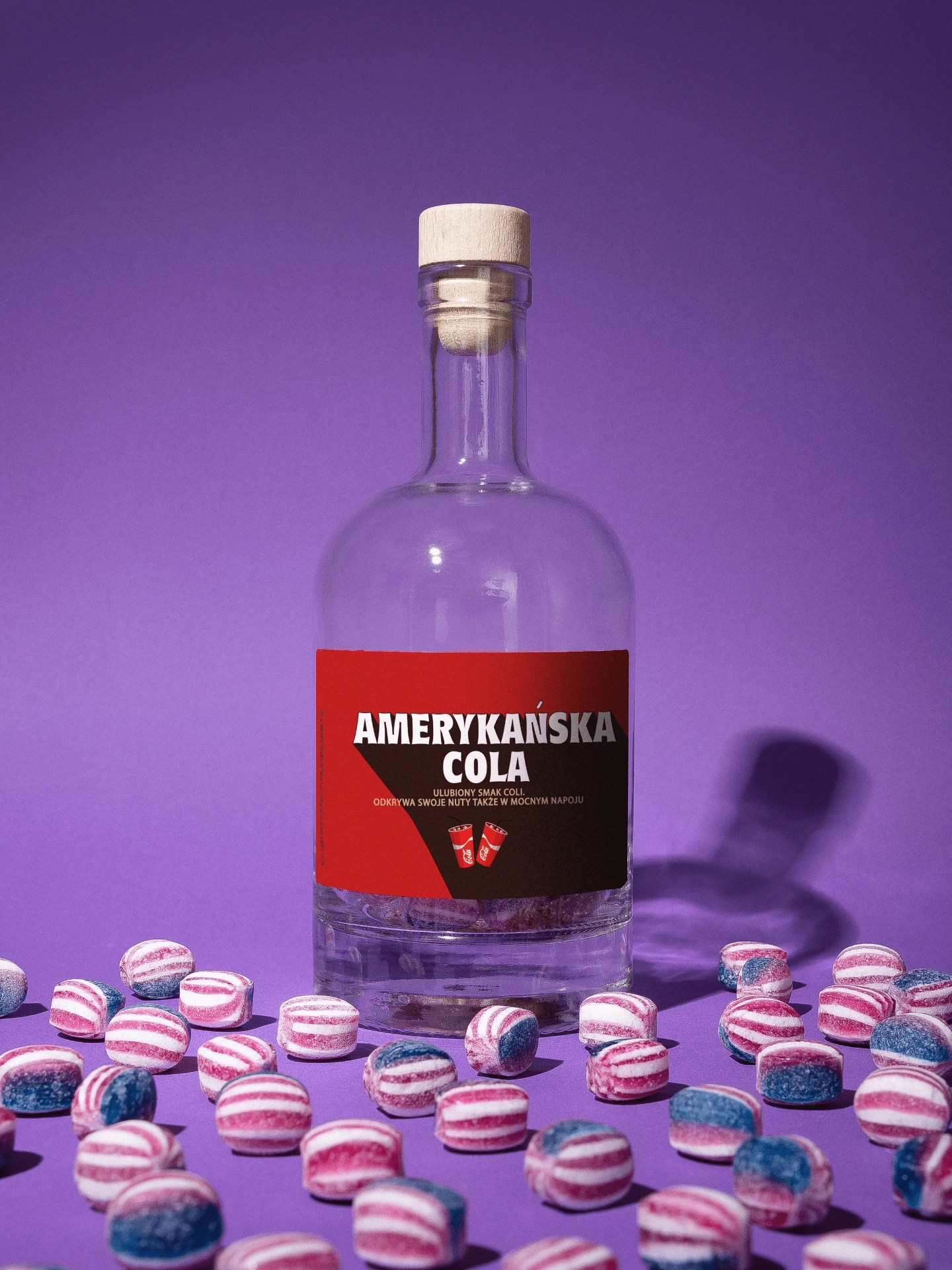 Zestaw do przygotowania napoju dla dorosłych łasuchów „Amerykańska cola”