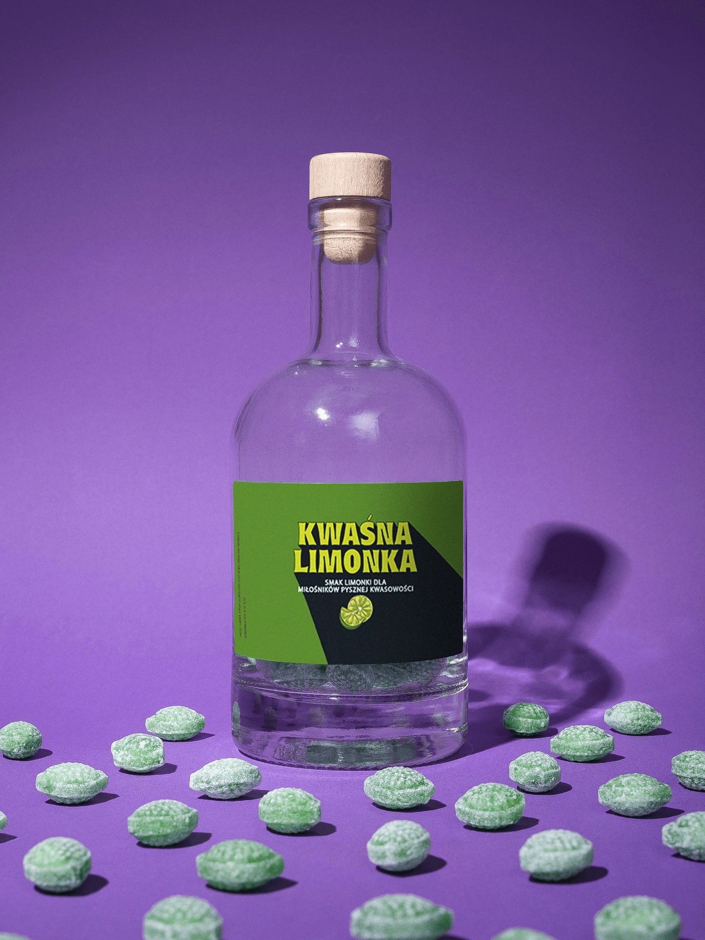 Zestaw do przygotowania napoju dla dorosłych łasuchów „Kwaśna limonka”
