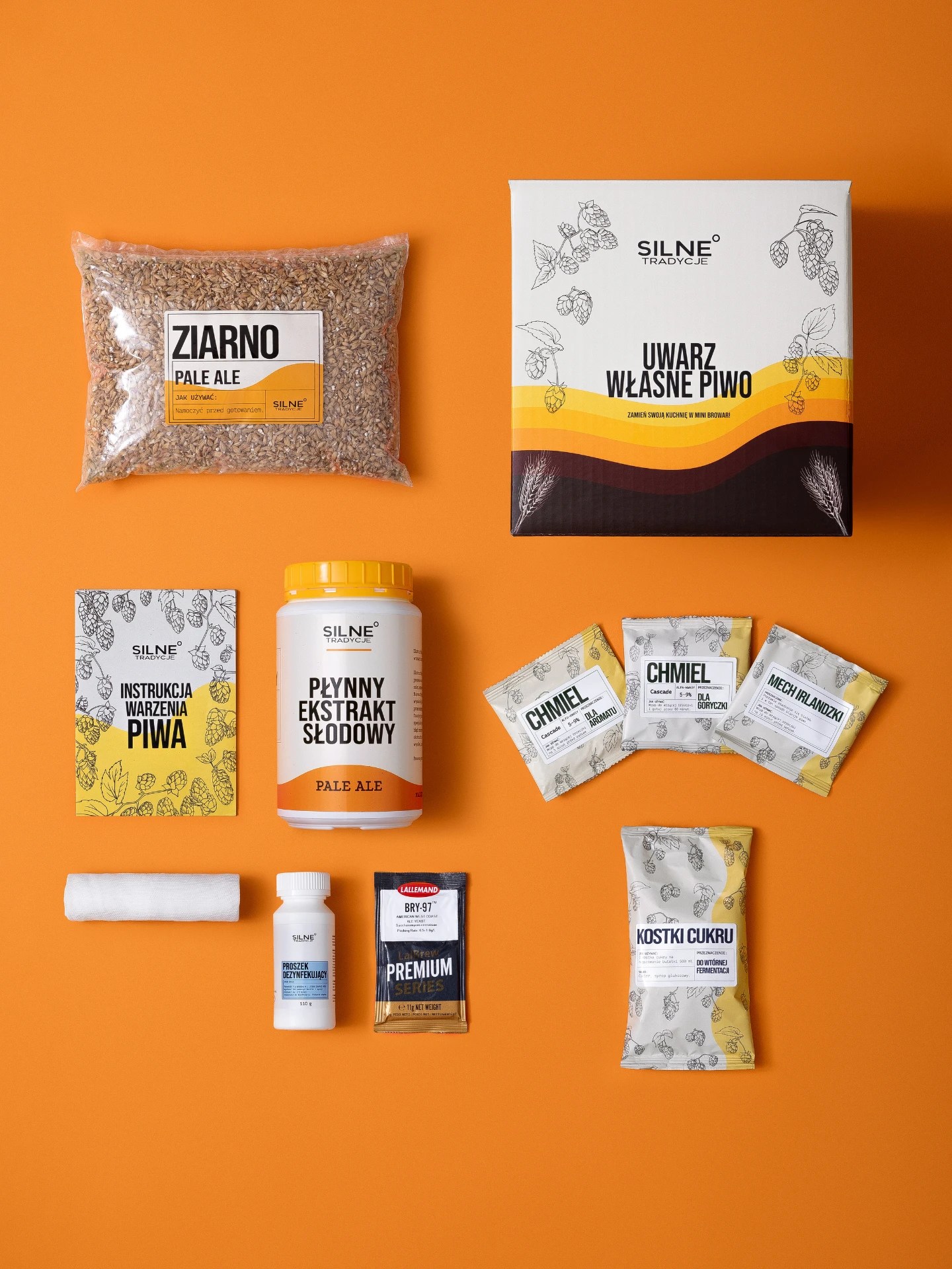 Zestaw uzupełniający do warzenia piwa „Pale ale”