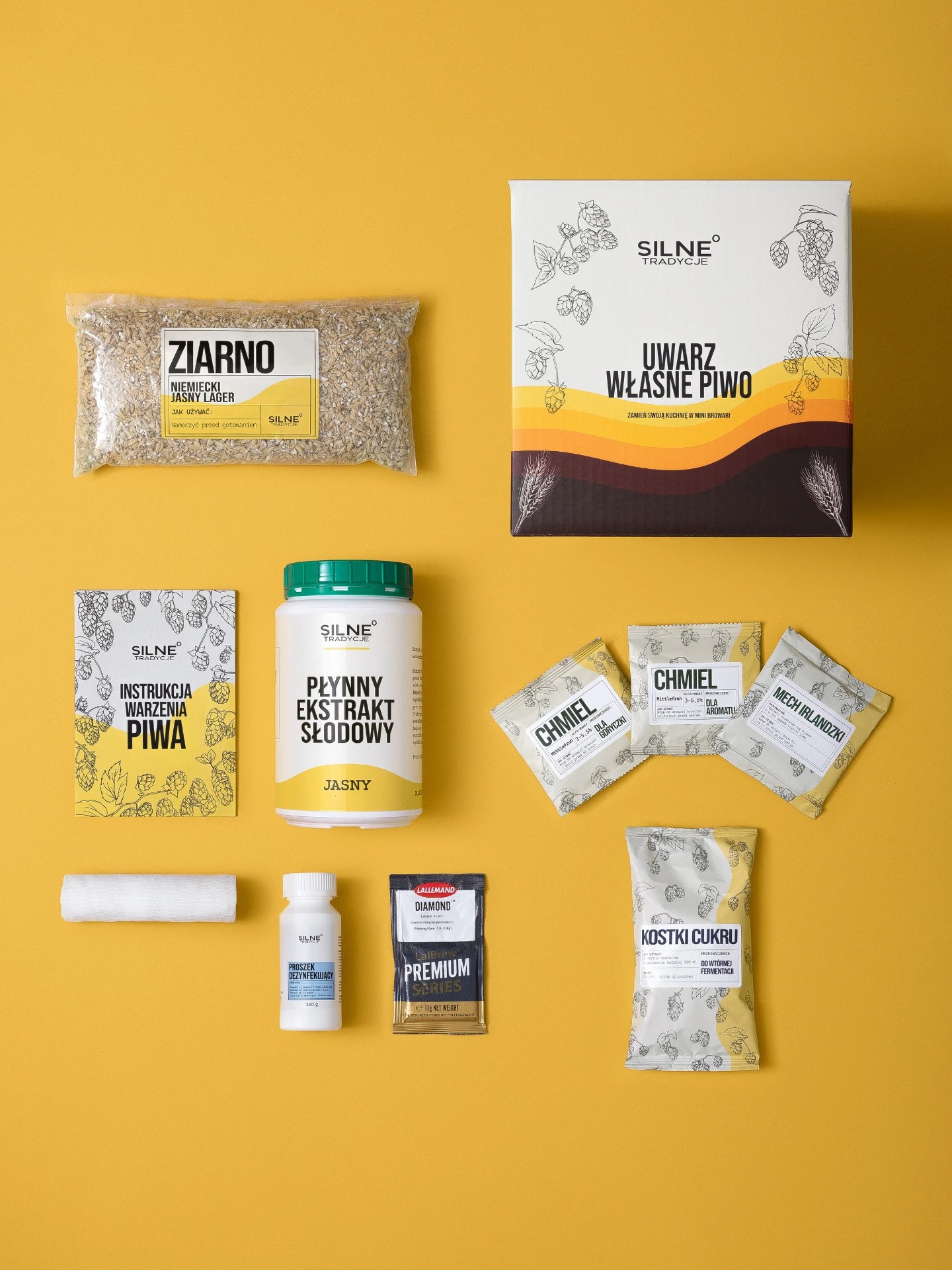 Zestaw uzupełniający do warzenia piwa „Lager”