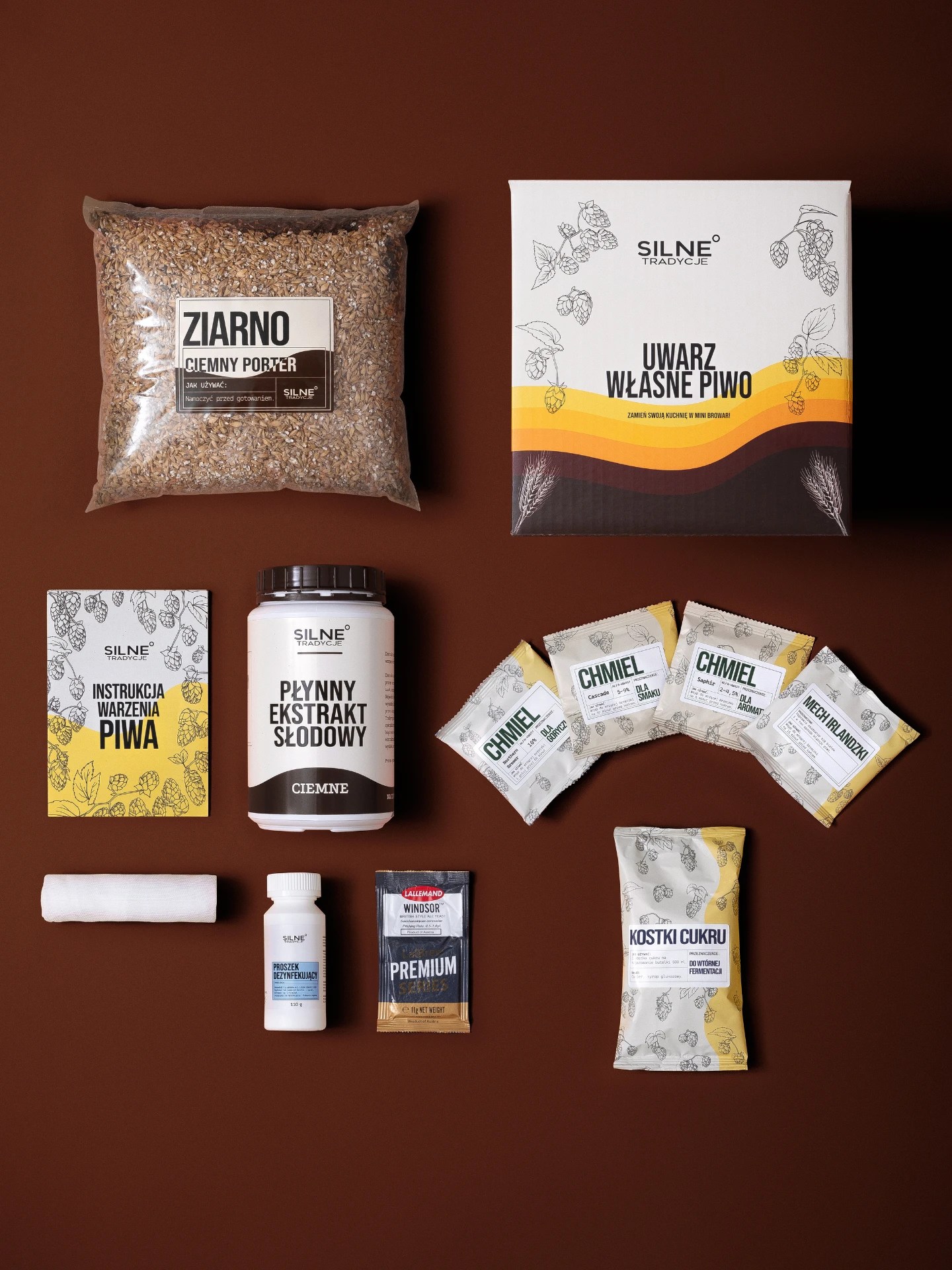 Zestaw uzupełniający do warzenia piwa „Porter”