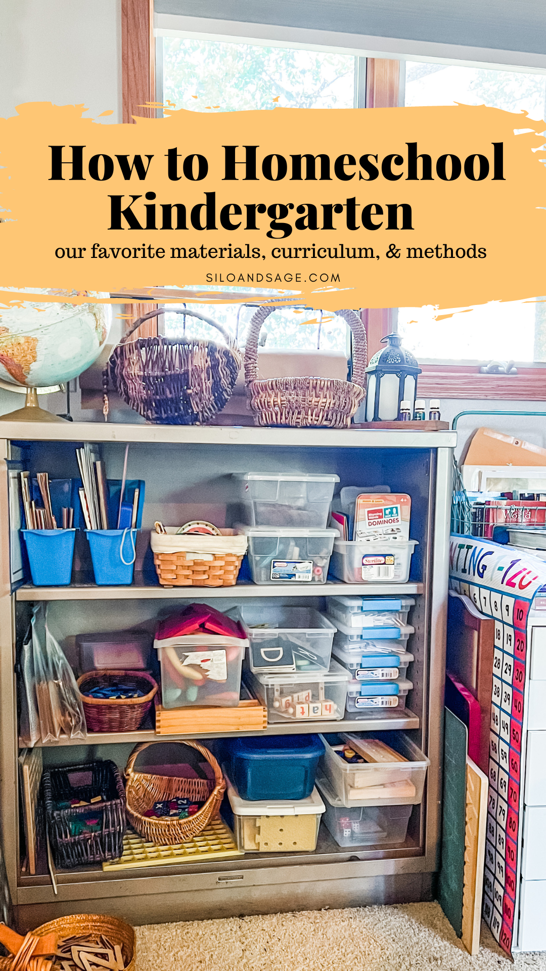 Simple Homeschool Organization, When You Don't Have a Dedicated Room (And a  Math-U-See Review)