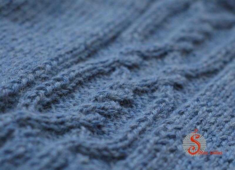 Megztuko is alpakos vilnos fragmentas