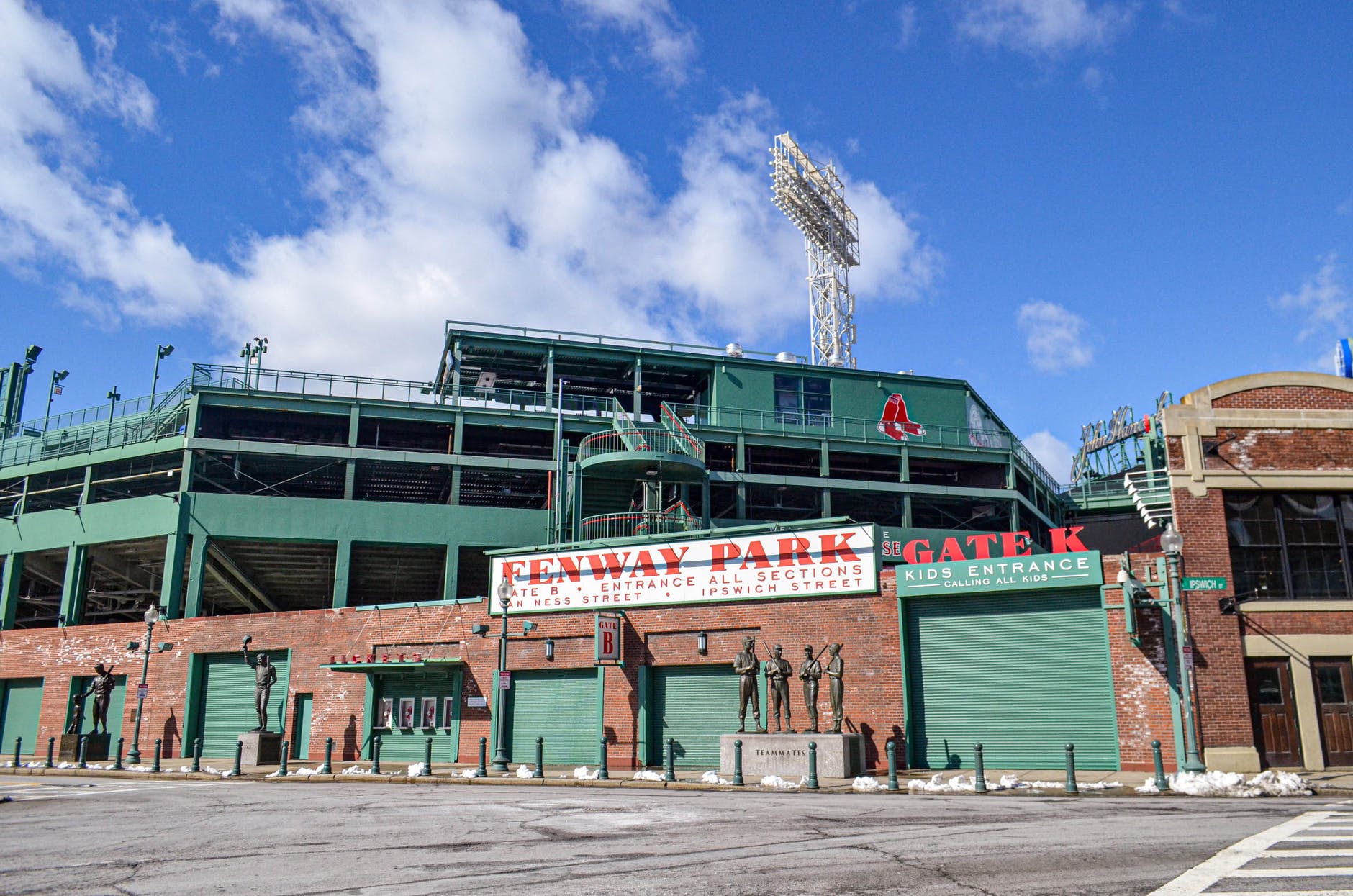 city street field building