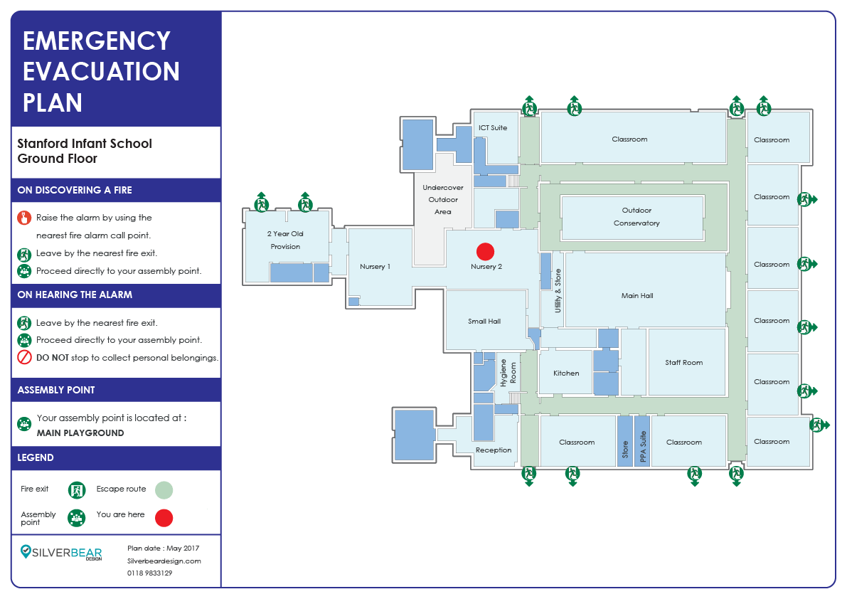 Light School Evacuation Plan Silverbear Design