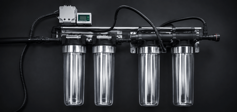 Silverflow dental waterline disinfection system installed chairside