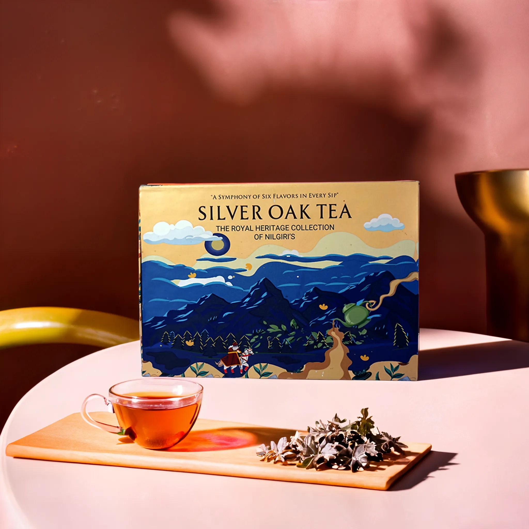Nilgiri's 6 Flavoured Herbal Teas| Tea Dust | Silver Oak Tea Factory Ooty