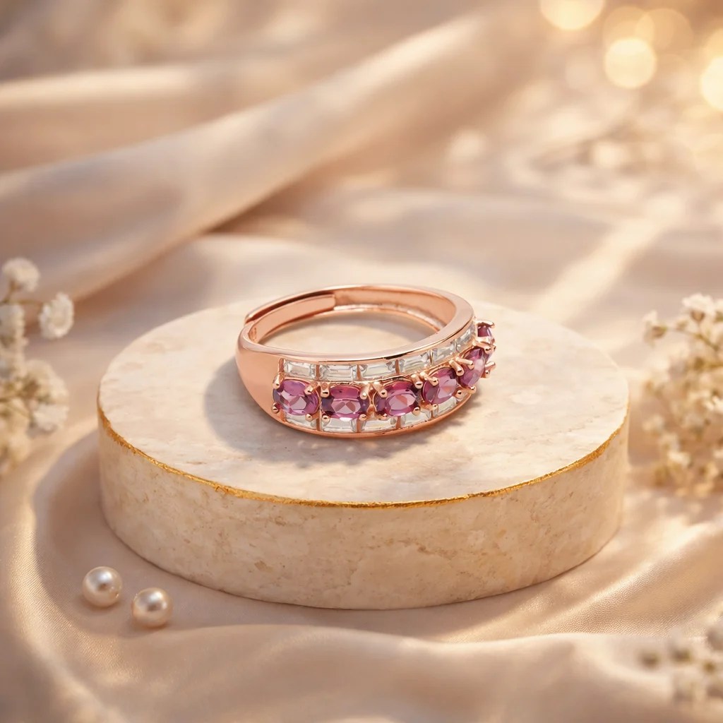 Garnet & Bag Ring – 2
