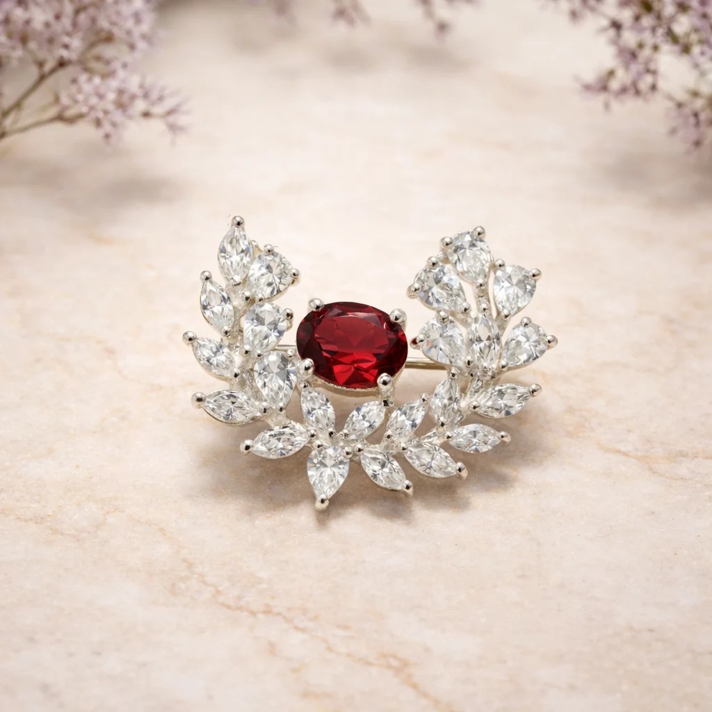 Garnet Brooch – 1