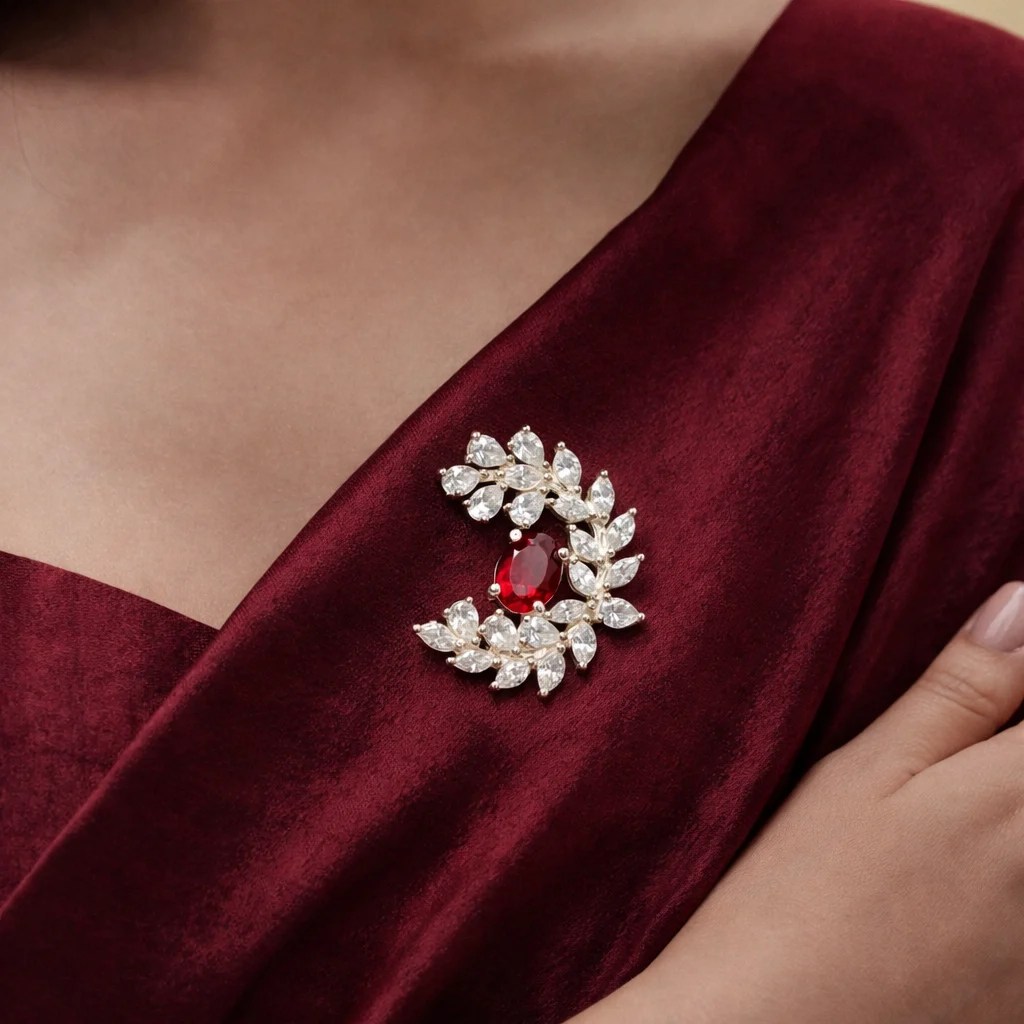 Garnet Brooch – 2