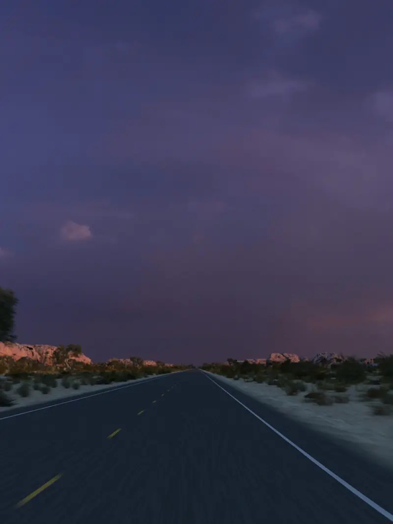 Rural Highway 01 – Desert – Sunset V2