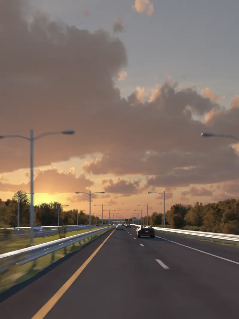 Major Highway 03 – Chase – Sunset