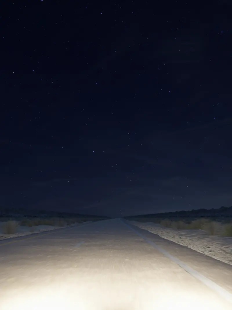 Rural Highway 03 – Desert – Night
