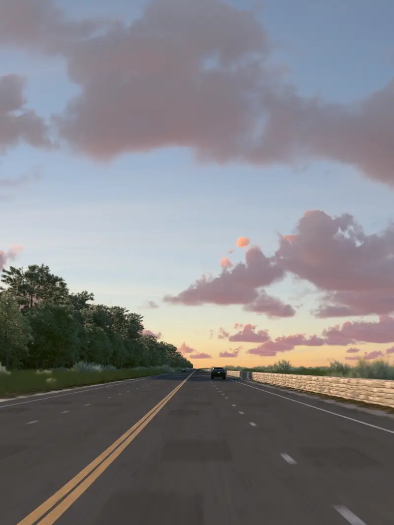 Country Road 04 – Sunset