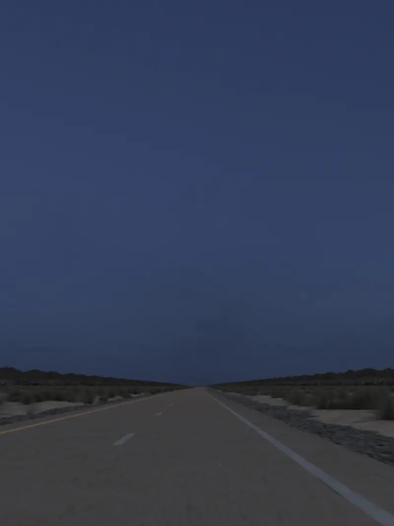 Rural Highway 03 – Desert – Twilight