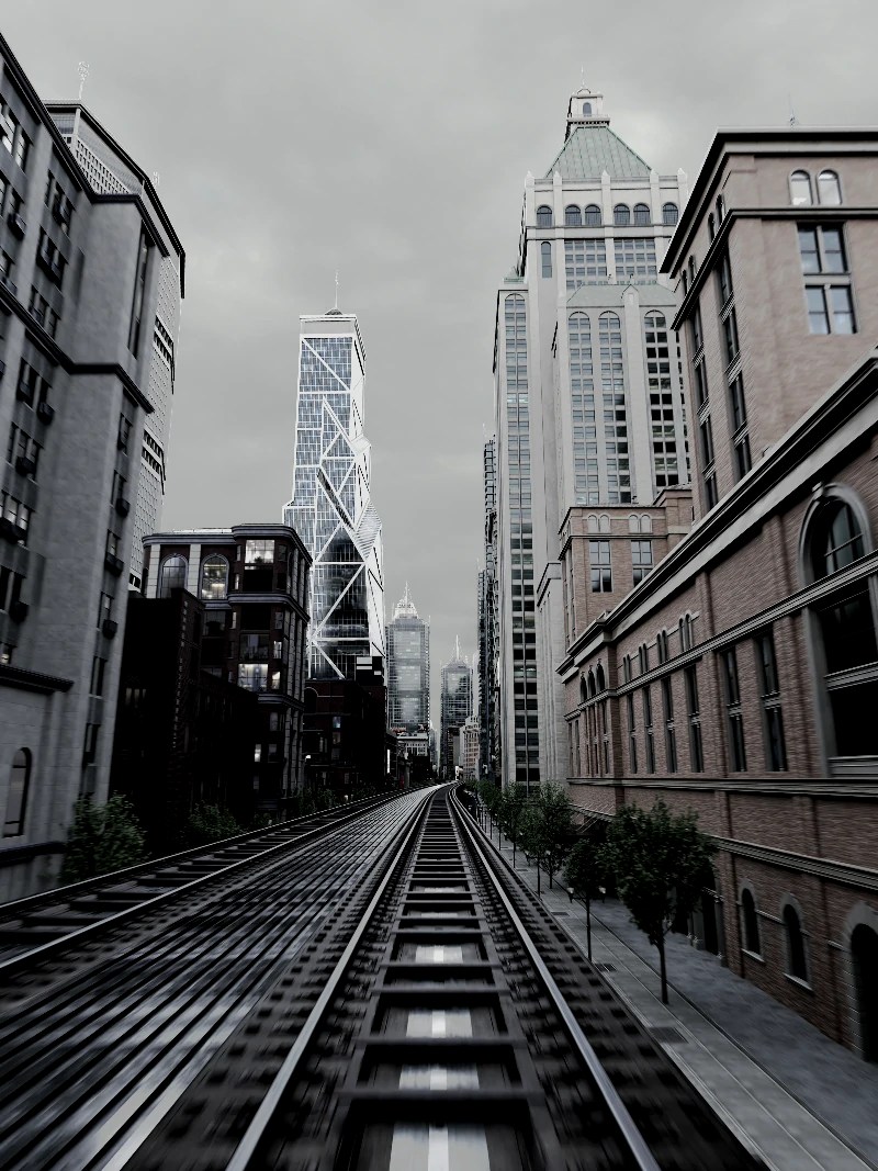Elevated Rail 03 – Overcast