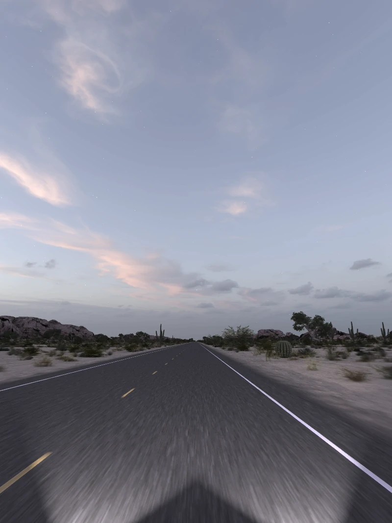 Rural Highway 01 – Desert – Twilight