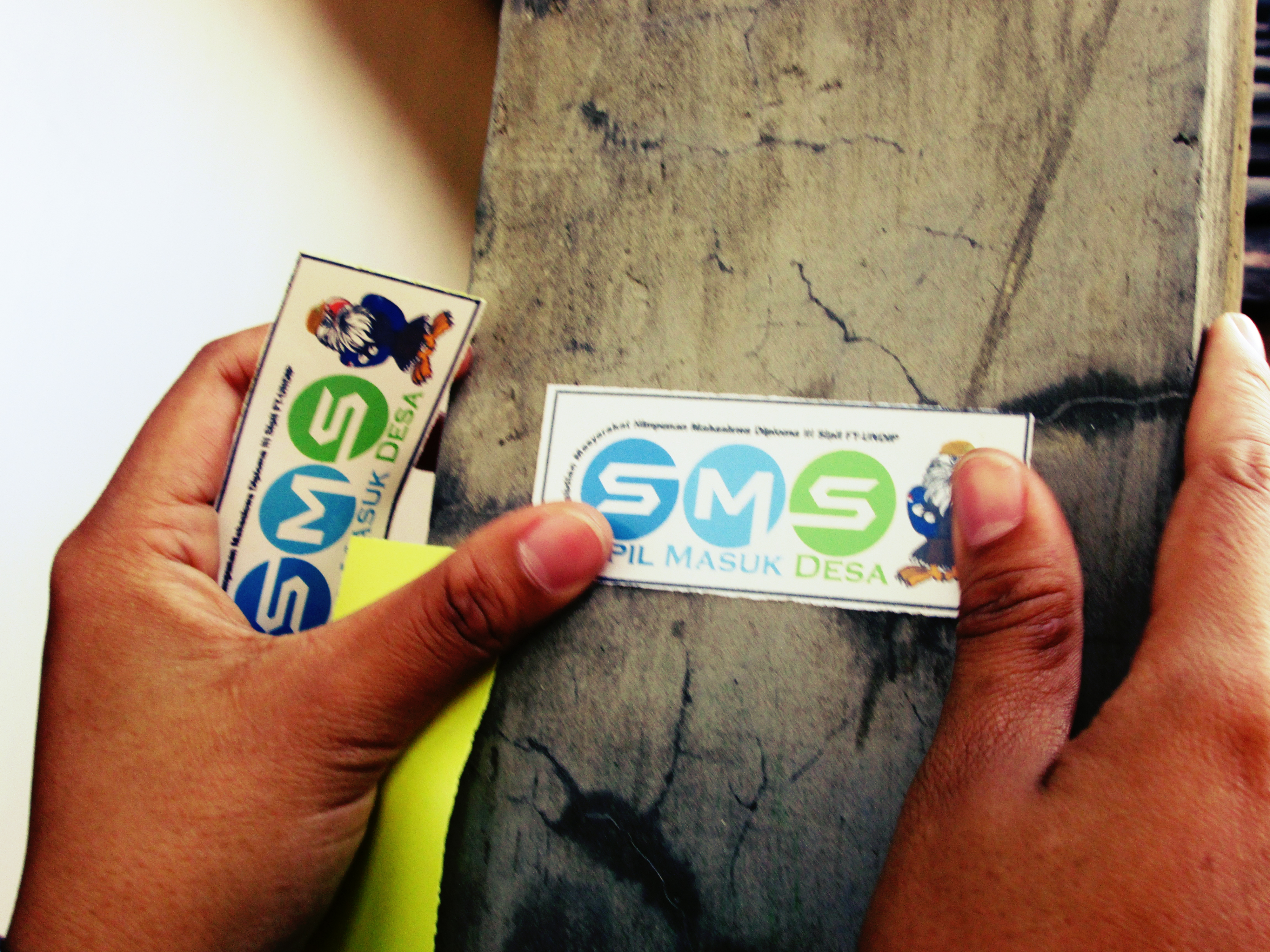 Stiker Sipil Masuk Desa