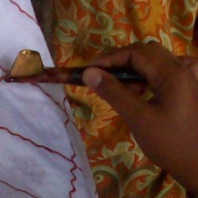 Memberi warna pada kain dengan . Proses Dan Tahapan Membatik Simaksejenak
