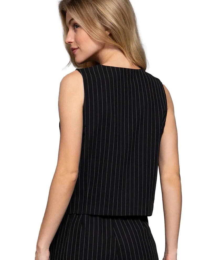 Chaleco Rayado Mujer - Artistic Geometric Design - Retina