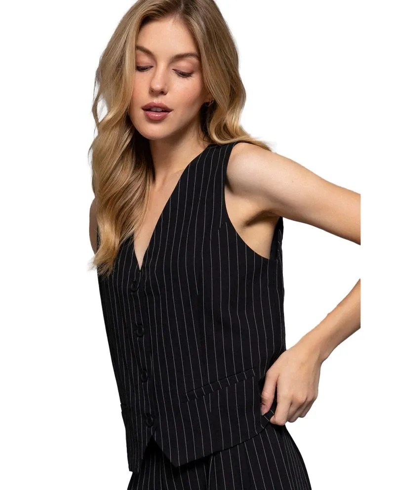 Chaleco Rayado Mujer - Best Sunset Illustrations in Retina