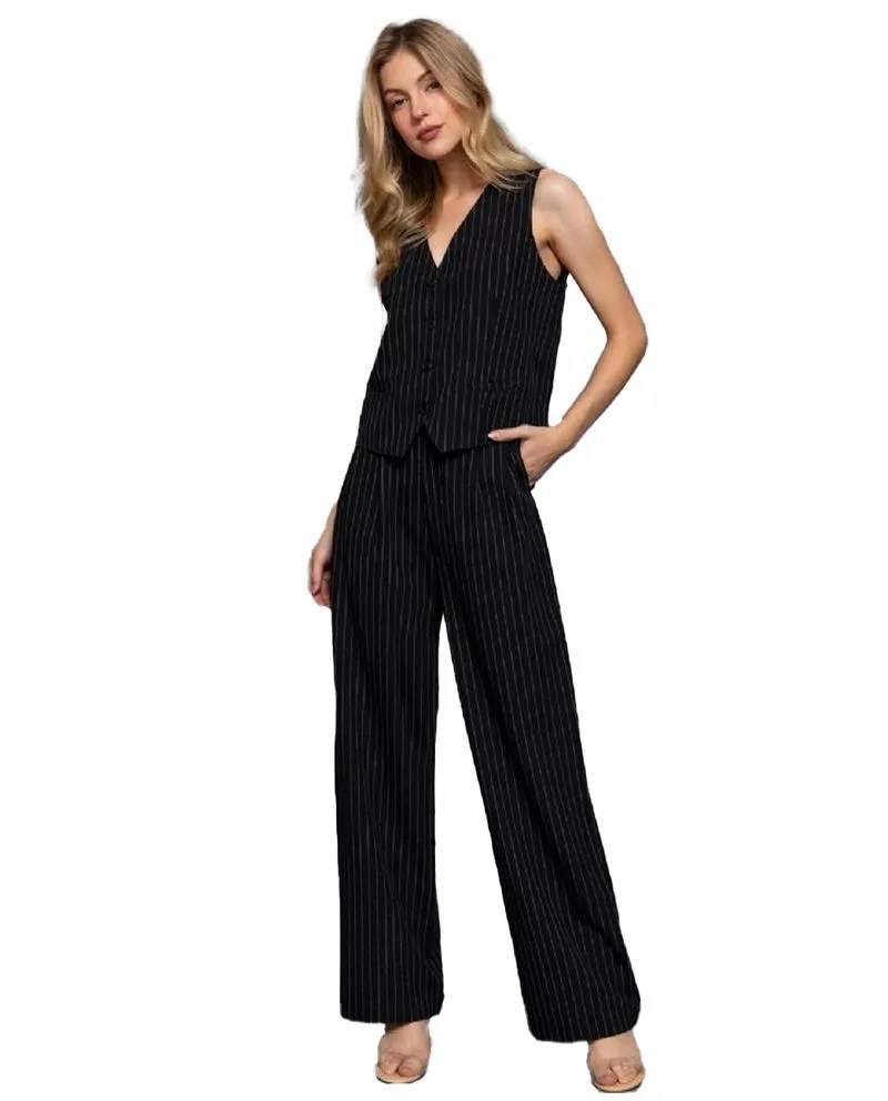 Chaleco Rayado Mujer - Geometric Picture Collection - 4K Quality