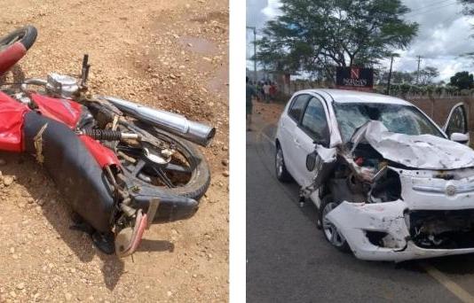 Acidente na Rota do Sertão, em Nossa Senhora da Glória com duas vítimas fatais e outra ferida