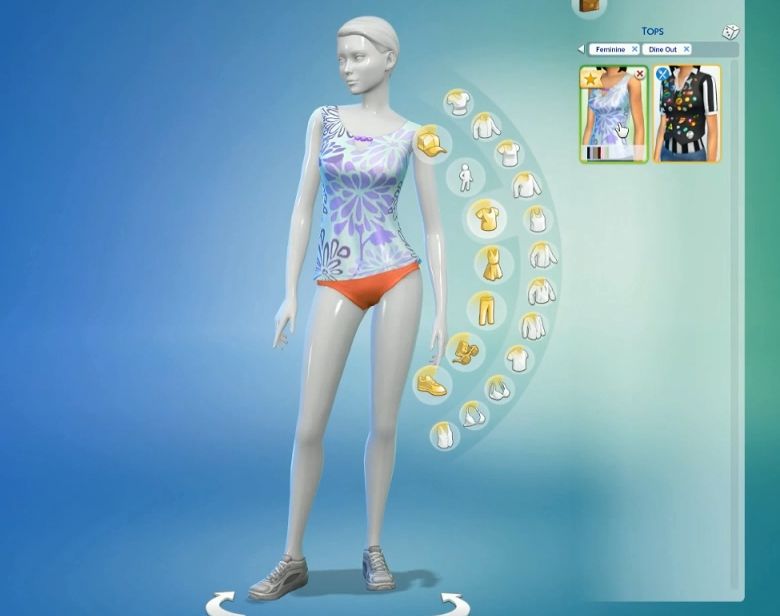 Sims 4 Restaurant Uniform (2)