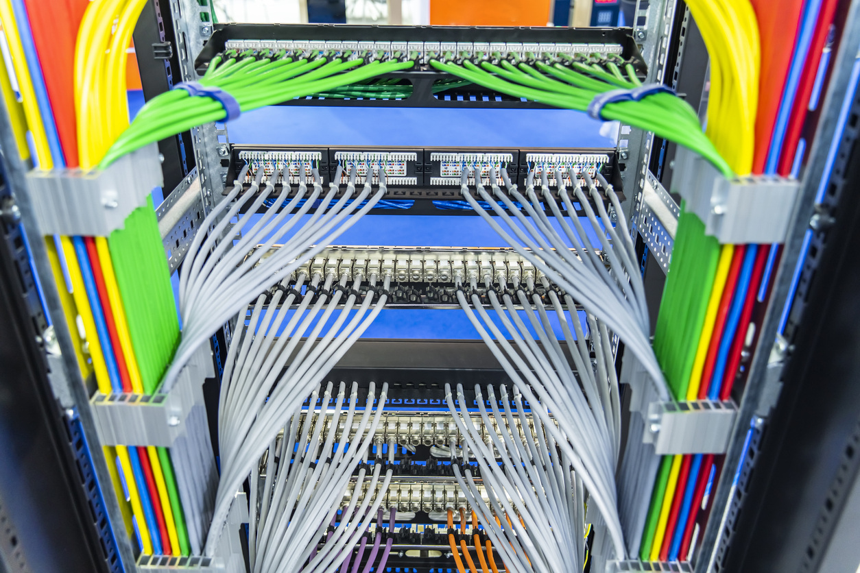 Structured And Unstructured Cabling In Data Centers - Premium Nature Texture Gallery - Full HD