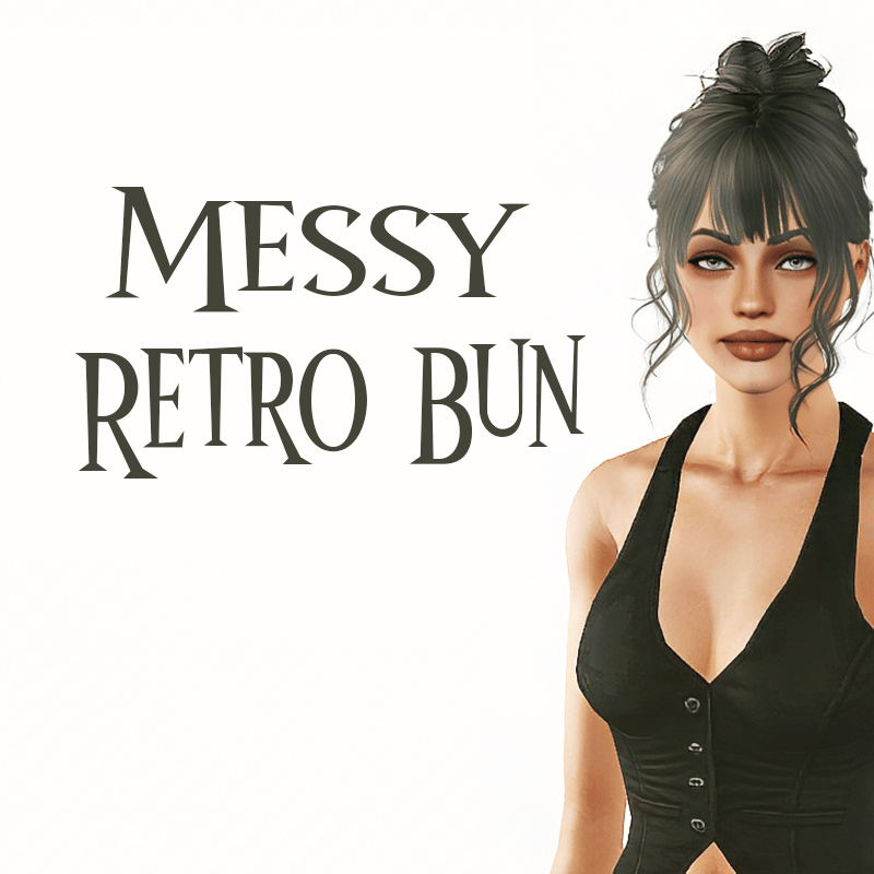 Messy Retro Bun