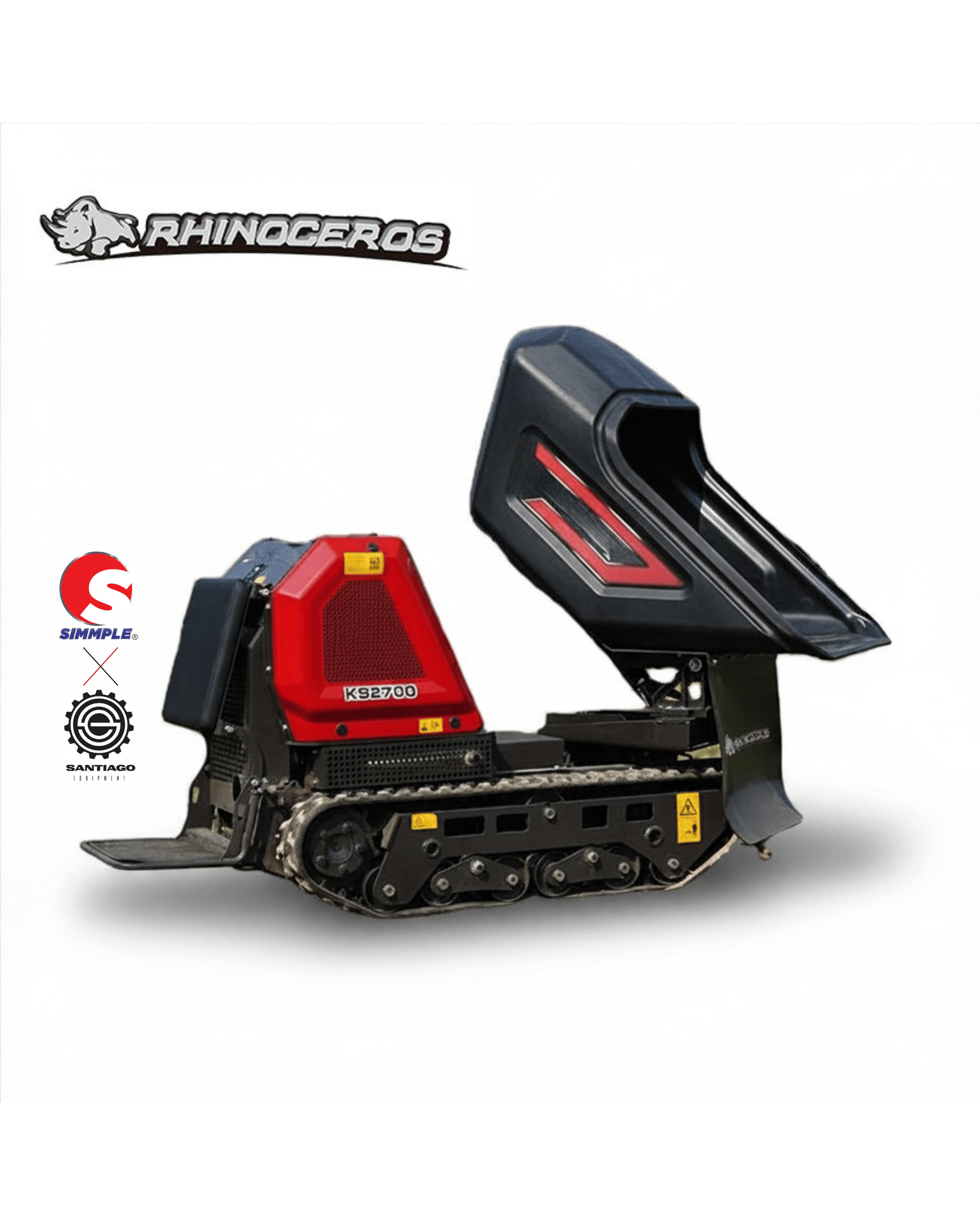 SIMMPLE-USA-RHINOCEROS-RH2700-BUGGY-DUMPER-KUBOTA-DIESEL-