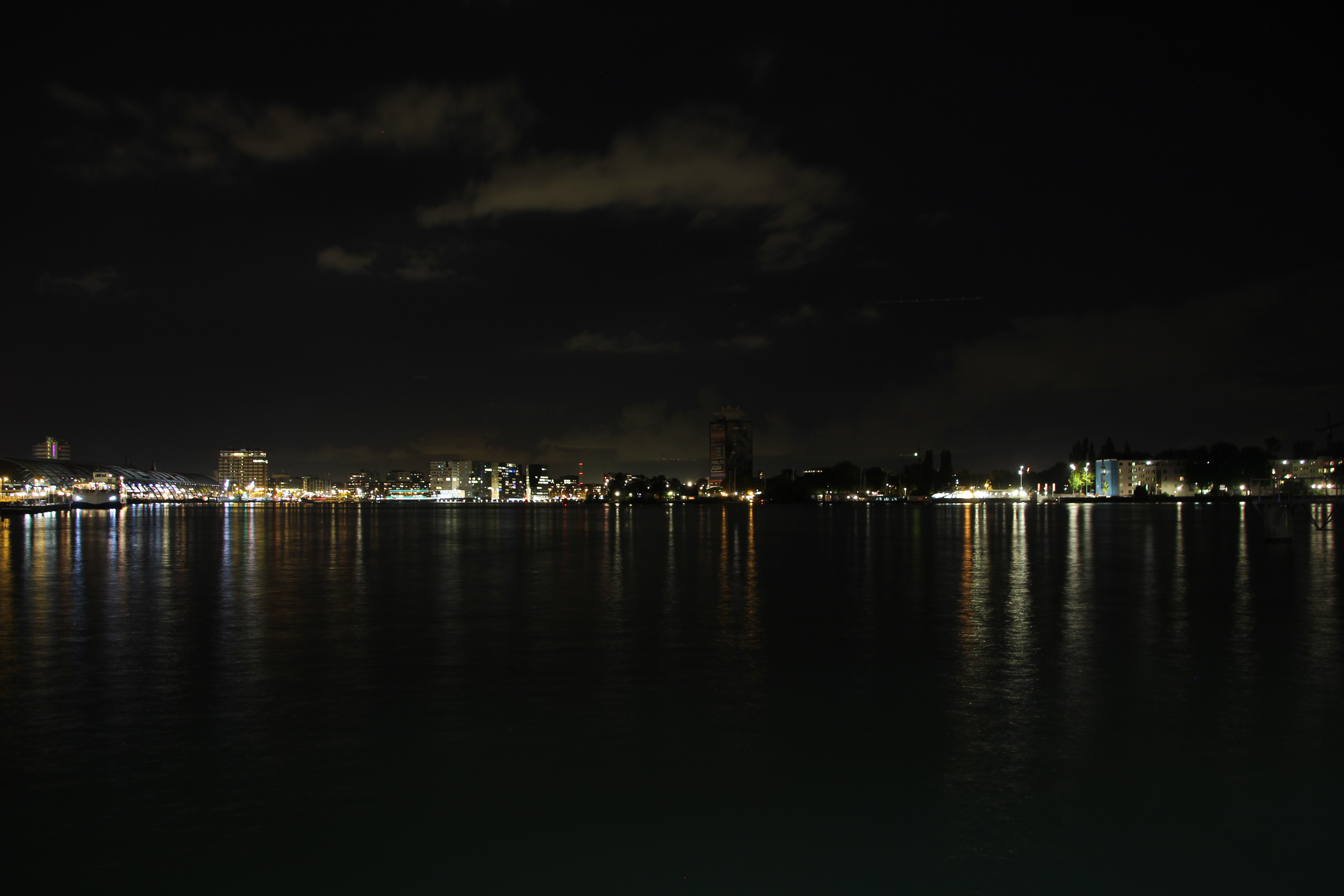 Zicht op Amsterdam CS