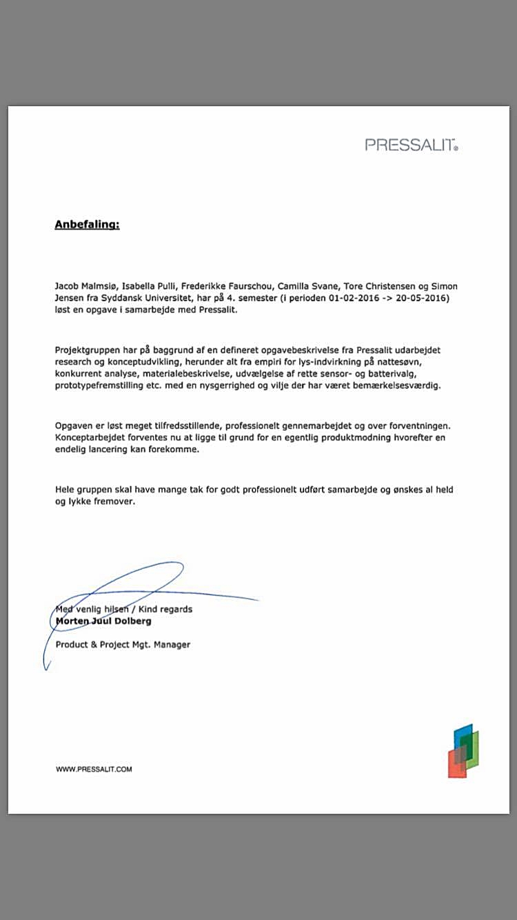 Udtalelse fra Morten Juul Dolberg fra Pressalit