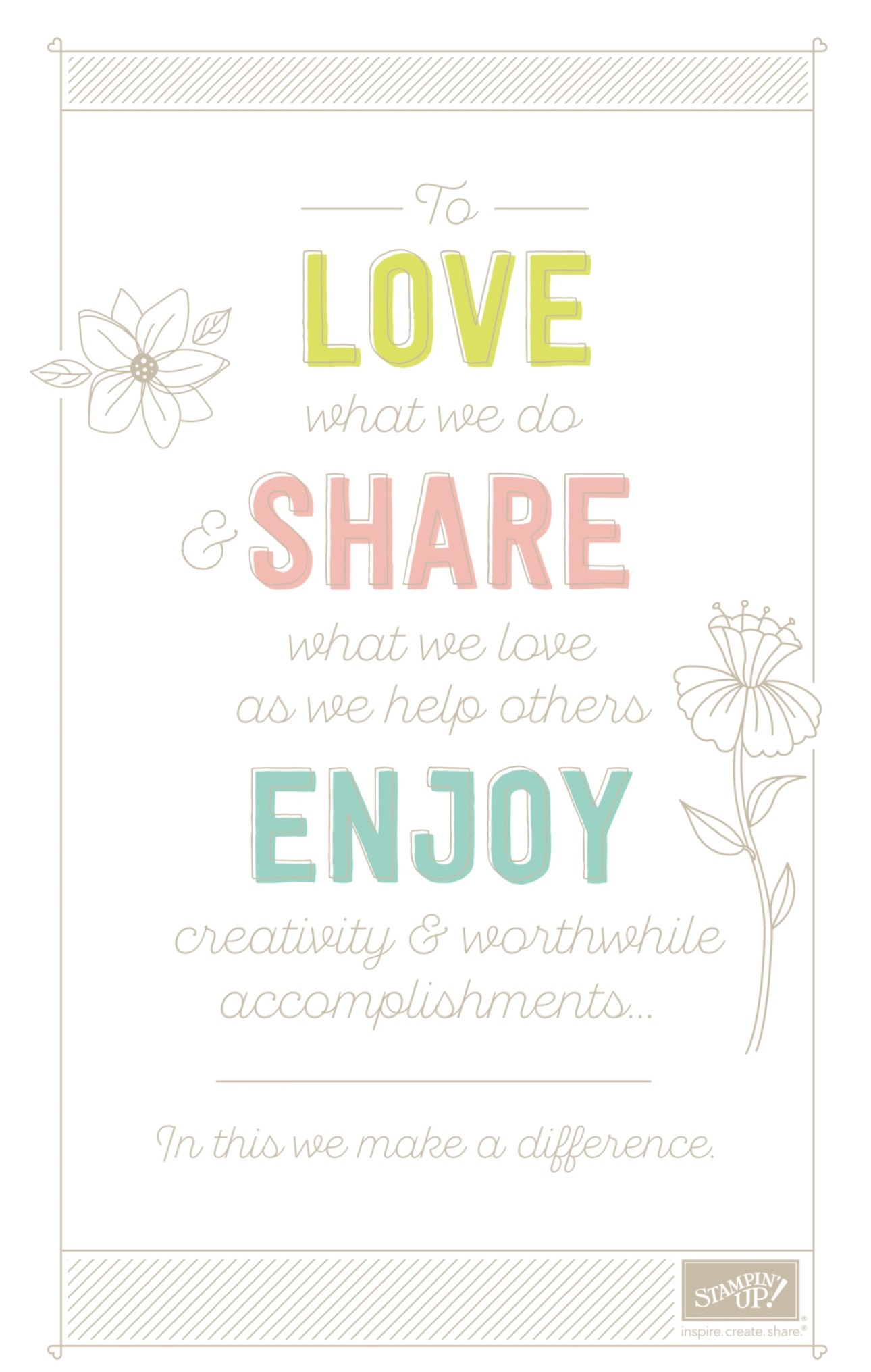 Stampin' Up!'s Statement of the Heart